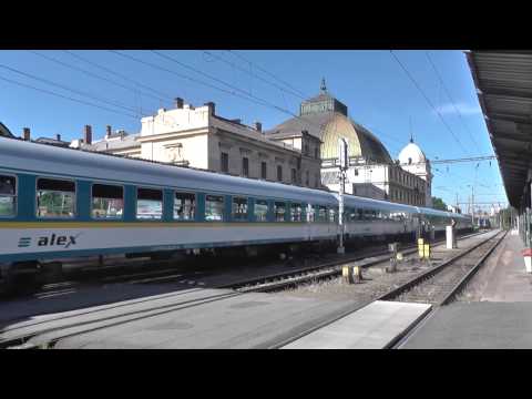 ČD 362.077 - Odjezd vlaku Ex 351 Jan Hus - Plzeň hl.n., 7.6.2014