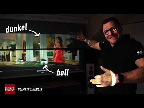 Black Horizon "The Original" vs. BrightTV – Kontrastleinwände im Vergleich