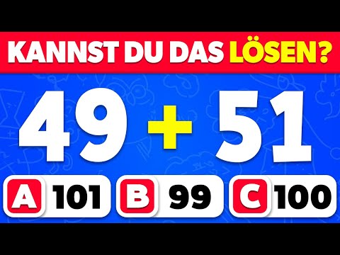 Wie Gut Bist du in Mathe? ➗✖️🤓 | Das Ultimative Mathe-Quiz