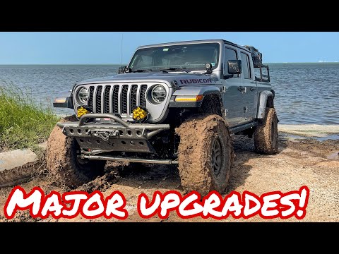 My Jeep Gladiator Gets Full Aluminum Steering and Hydraulic Bumpstops!