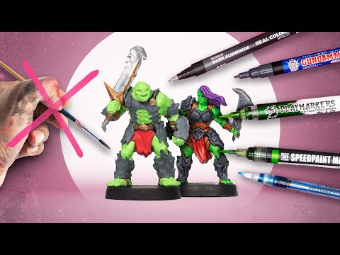 Every MINIATURE PAINT MARKER explained: AK Playmarkers, Real Color, Speedpaint & more