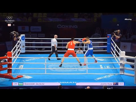 Bakhodir Jalolov (UZB) vs. Justis Huni (AUS) Asia/Oceania Olympic Qualifiers 2020 Final (91+kg)