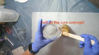 How to turn a Oui Yogurt Glass Jar into a Resin Trinket Jar #YT100Challenge