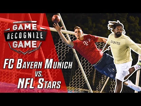Amazing Catches & Bicycle Kicks: Müller vs. Süle feat. NFL Stars | Game Recognize Game