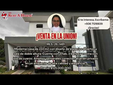 Venta La Unión: Elegante Casa Contemporánea con Sala de Doble Altura