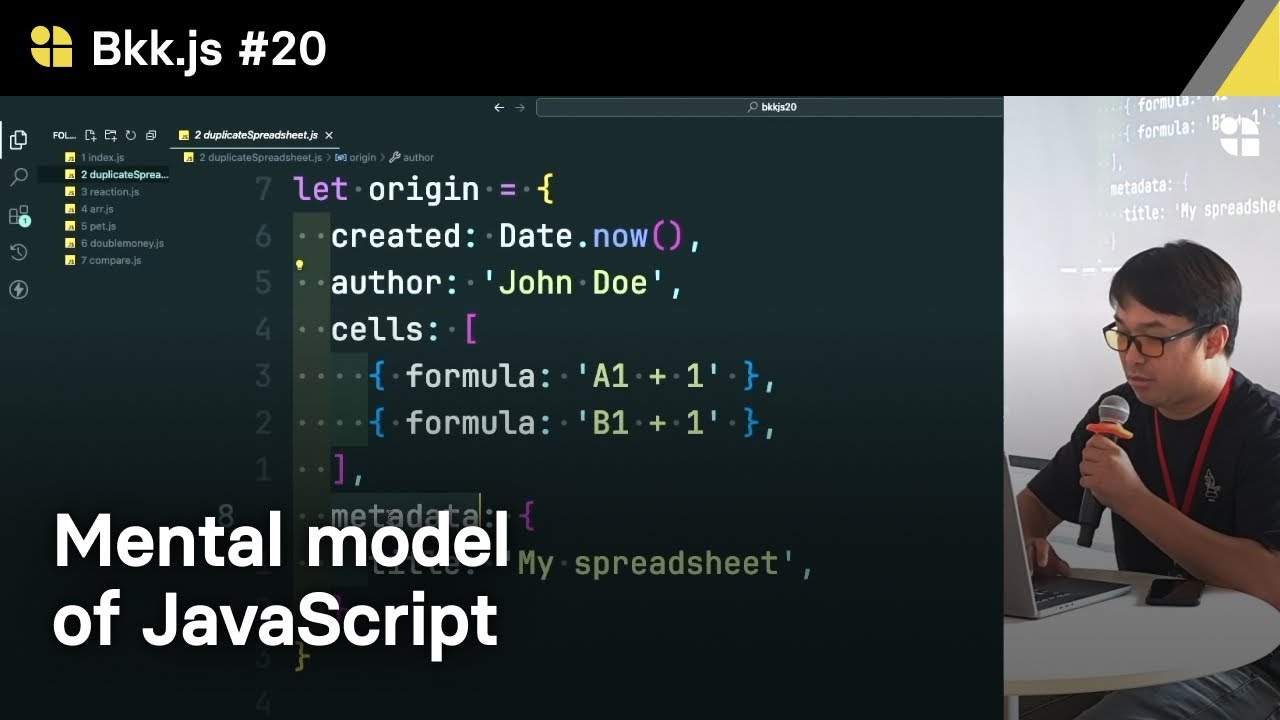 Cover for Rebuild your mental model of JavaScript by Watee Kamrungsee