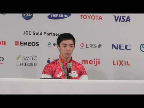 体操・白井健三「自分でもあの跳躍自体が驚き」　８月１６日リオ五輪メダリスト会見