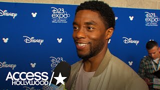 Chadwick Boseman On Seeing The 'Black Panther' Trailer With Fans | Access Hollywood