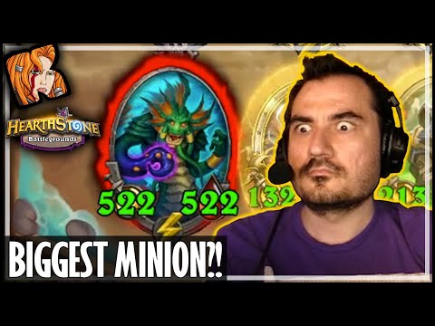 MY BIGGEST NON-TARECGOSA MINION! - Hearthstone Battlegrounds
