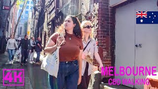 CITY OF MELBOURNE WEEKEND LIFE | 2025 | Melbourne 4K