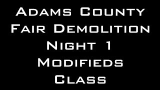preview picture of video 'Adams County Fair in West Union,OH  Modifieds 1'