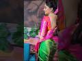 Rachitaram Cute Green Saree Look