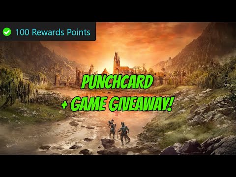Elder Scrolls Online Blackwood Punch Card Guide Microsoft Rewards + Heroes of Hammerwatch Giveaway
