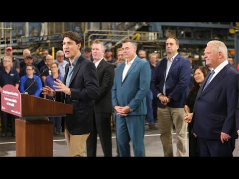 CAUGHT ON CAMERA Trudeau is asked about leaving or making changes