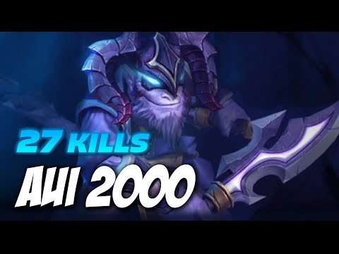 AUI2000 RIKI - 27 KILLS - Dota 2 Pro Gameplay [Watch & Learn]