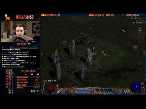 Diablo 2 - Hell Hardcore Paladin Speedrun