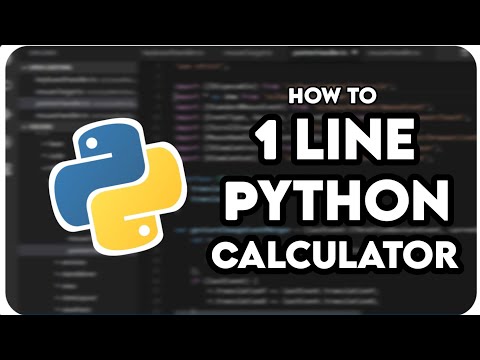 One Line Calculator Using Python Python Community