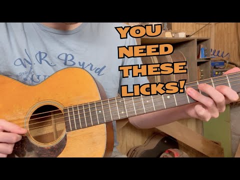 🎸 5 Tony Rice Style Guitar Licks in G | Bluegrass Flat-picking Lesson