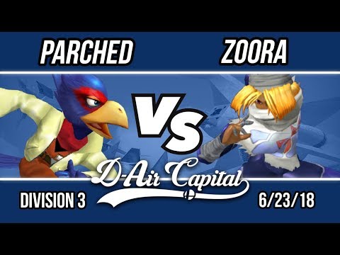D-Air Capital 6 - Parched (Falco) Vs. Zoora (Sheik) - Division 3