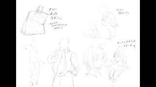 クロッキーをちょっとするだけの平和な動画