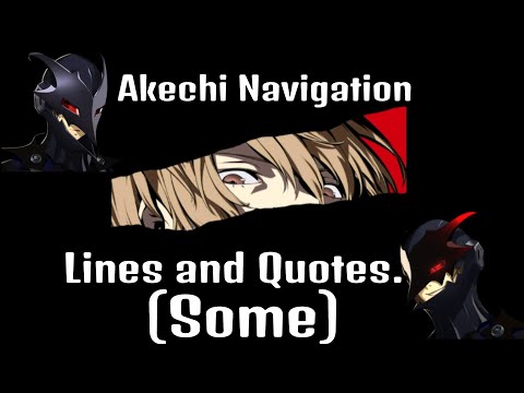 P5R: Akechi’s Navigation Lines and Quotes (Some and Spoilers)