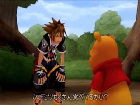 KH2, Japanese cutscene: 157 - 100 Acre Wood: First Visit (Part 3)