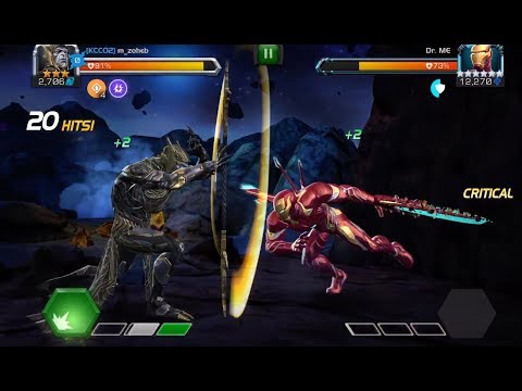 3-star Corvus Glaive vs 6-star R2 Duped Iron Man Infinity War