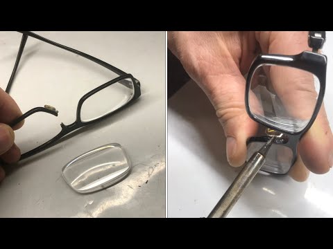 “fixing” BROKEN glasses made of plastic (plastic welding better than glue)