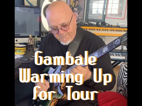Gambale Warming Up For Tour