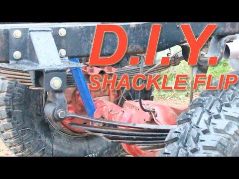 How to build a shackle flip suspension lift (CHEAP!!)
