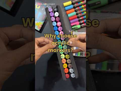 So, would you choose acrylic markers? #shorts #acrylicmarkers