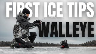 First Ice Walleye Tips + NEW Lake Breakdown
