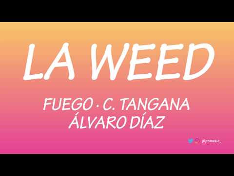 La Weed - Fuego, C.Tangana, Álvaro Díaz [Letra]