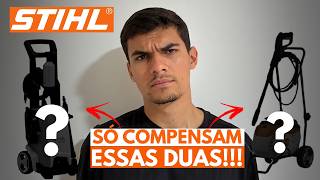 REVELEI as 2 MELHORES Lavadoras de Alta Pressão STIHL (Algumas muito compradas que eu não compraria)