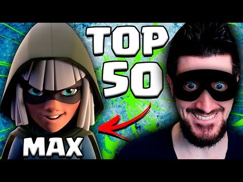 BANDIDA MAXIMIZADA E TOP 50 NO CLASH ROYALE!