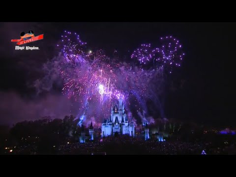 #DisneyParksLIVE: Fantasy In The Sky New Years Eve Fireworks | Disney World