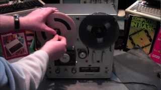 1965 Akai X-100D Reel to Reel Player Review and Tutorial (Carboot sale find with tapes) :o)