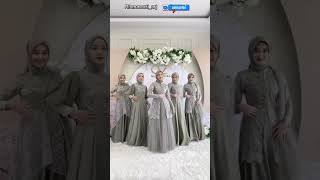Download lagu INSPIRASI MODEL GAUN BRIDESMAID MUSLIMAH  BROKAT CANTIK TERBARU 2023#kondangan #shorts #viral#ootd mp3