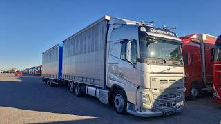 شاحنة ذات أغطية جانبية Volvo FH  FH 460 / TANDEM PRZEJAZDOWY / 120 M3 / KLIMA POSTOJOWA / OŚ + مقطورة ستارة | صورة 4 - Autoline