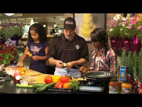 Vegetable Kabobs & Dessert Kabobs - Kids in the Kitchen