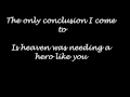 Jo Dee Messina - heaven was needing a hero ...