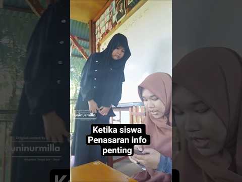 Reaksi siswa ketika tahu hari ini pulang cepat