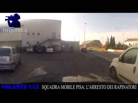 VOLANTE 113: SQUADRA MOBILE, COSI' ABBIAMO ARRESTATO I RAPINATORI DI PONTEDERA