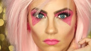 Jem and the Holograms Halloween Makeup Tutorial