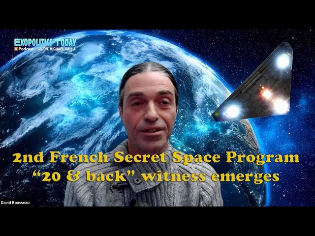 Surge testigo del segundo programa espacial secreto francés «20 y atrás»