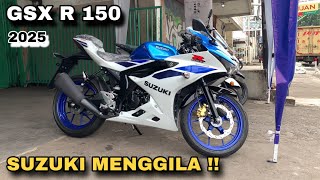 Download lagu GILA KEREN PARAH❗️SUZUKI GSX R 150 TERBARU 2025 BIRU PUTIH mp3