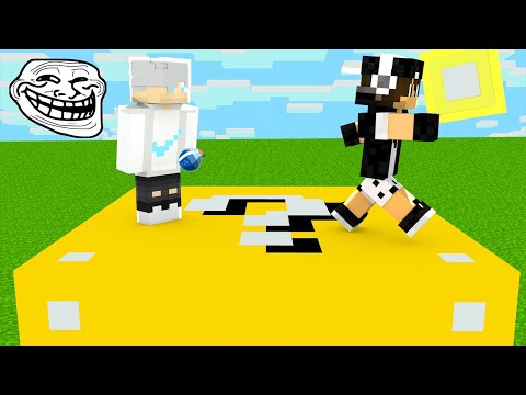 CUBÃO DE LUCKY BLOCK: TROLLEI MEU AMIGO COM POÇÕES DE INVISIBILIDADE !!