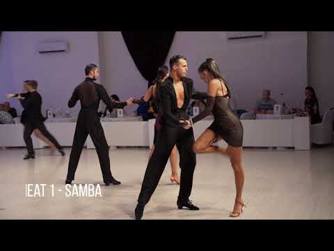 Single Dance Gold Open International Latin Samba 1/2 heats