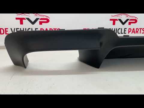 Fits BMW 5 Series F10 F11 2010-2016 Rear Bumper Quad Exhaust Diffuser Mat Black video