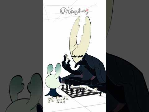 Duel of Khights #shorts #animation  #shortvideo #silly #memes #silksong #hollowknight #hornet #art